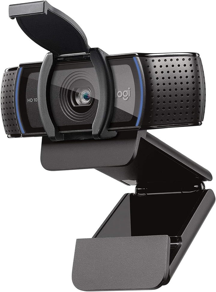 Cámara web Logitech C920e HD 1080p con micrófono deshabilitado, cer...
