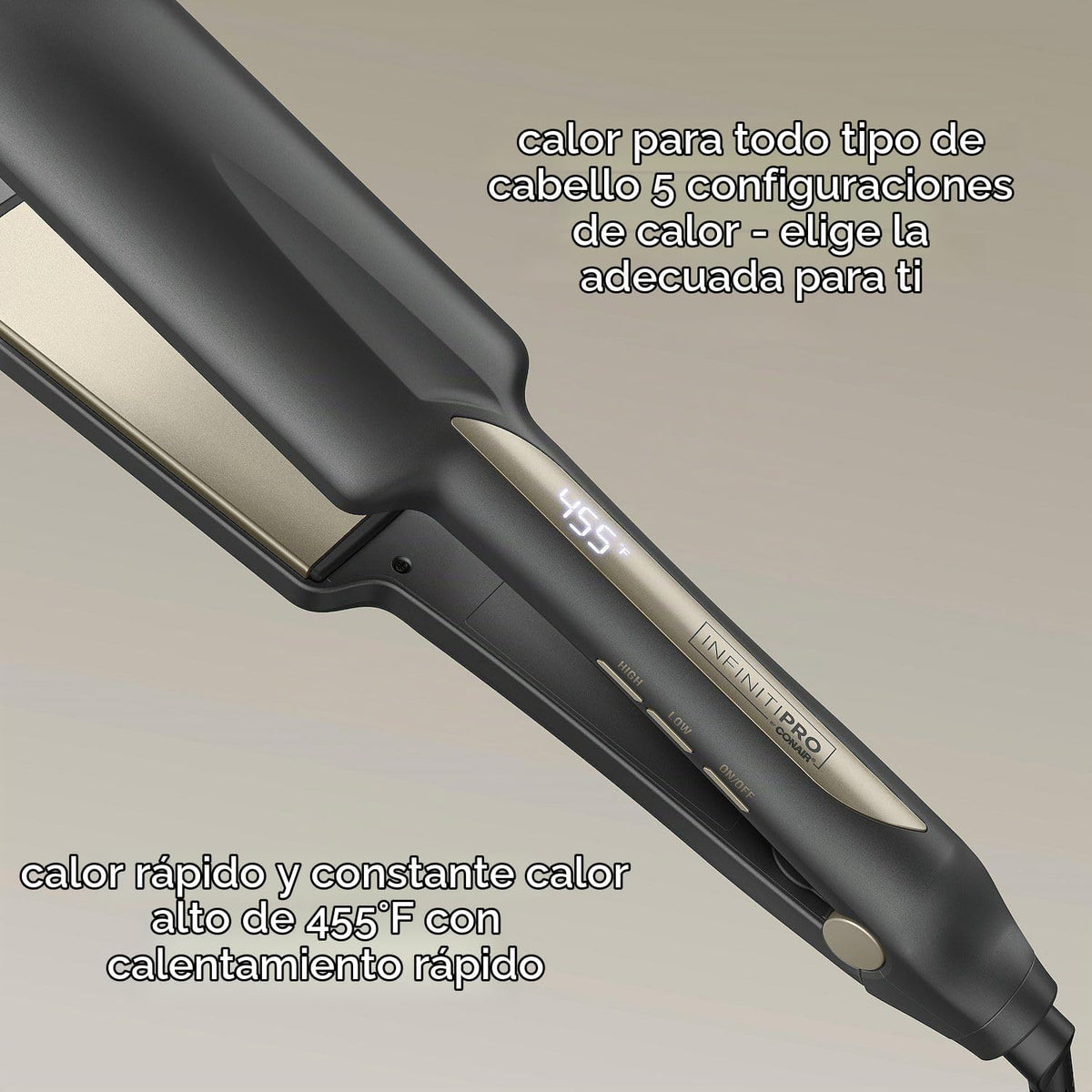 Infiniti PRO Conair - Plancha plana de cerámica turmalina de 2 pulgadas