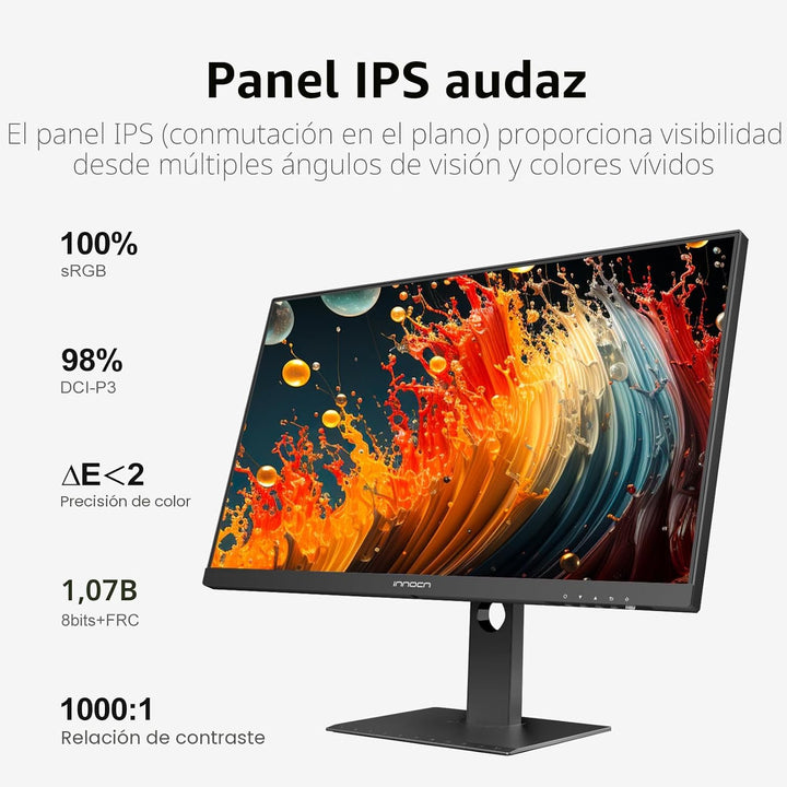 INNOCN Monitor USB-C 4K de 27 pulgadas para laptop MacBook\/Mac min...