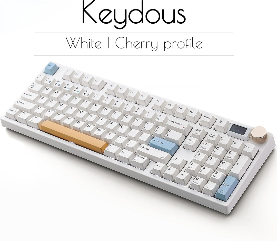 NJ98 Teclado mecánico inalámbrico personalizado con perilla de pant...