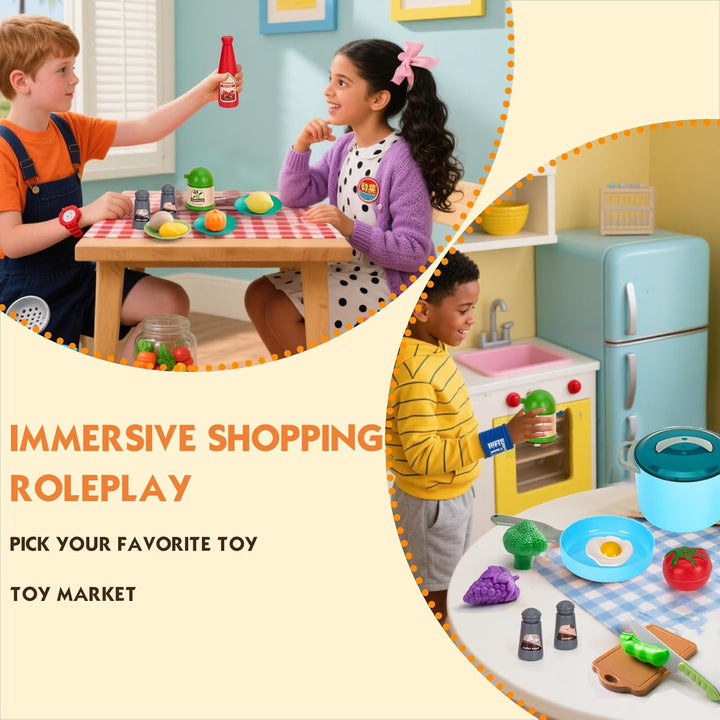 35 piezas de accesorios de juguete para cocina de niños, juego de c...