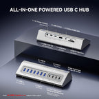Gitfos, hub USB, alimentado