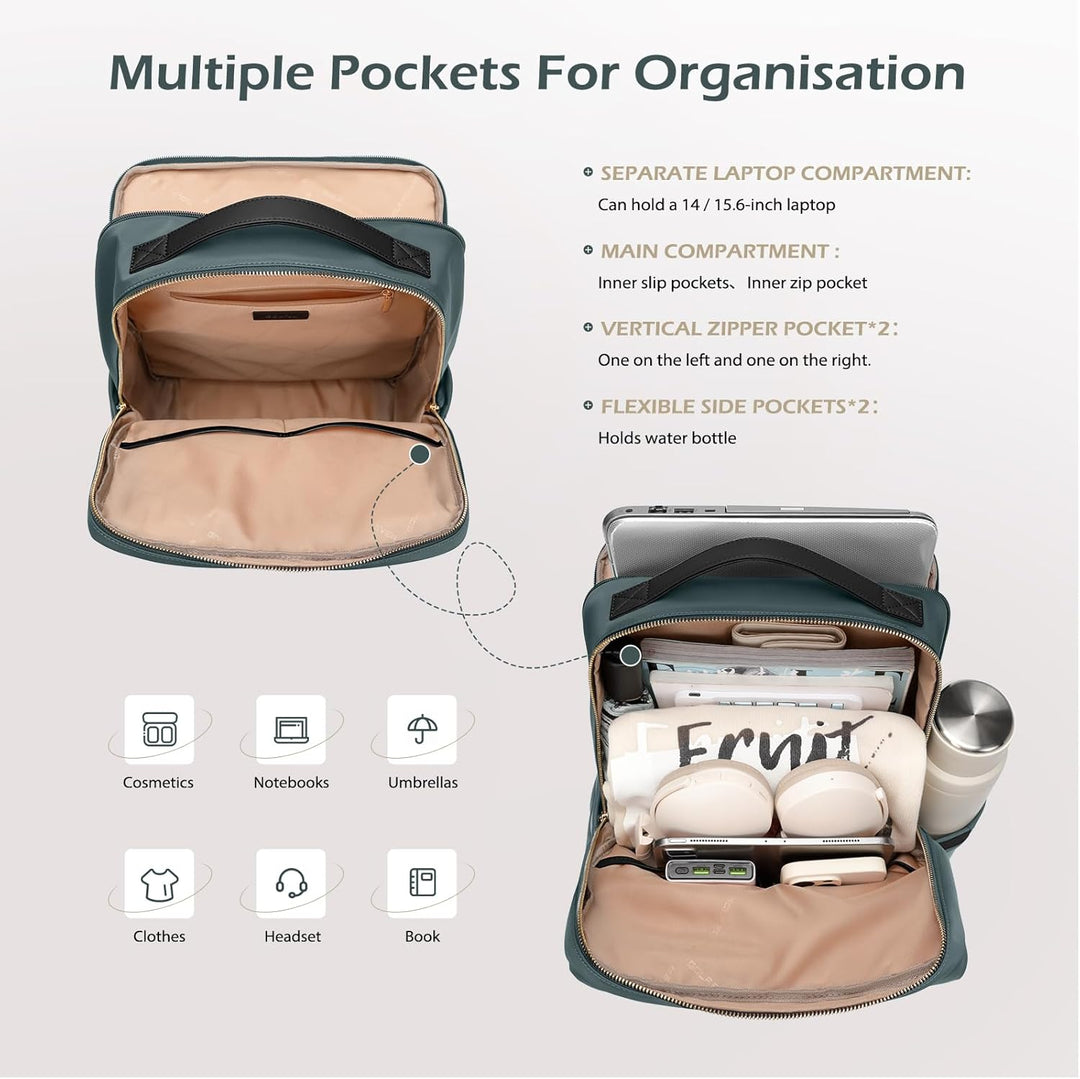 GOLF SUPAGS - Mochila elegante para laptop para mujer, mochila para...