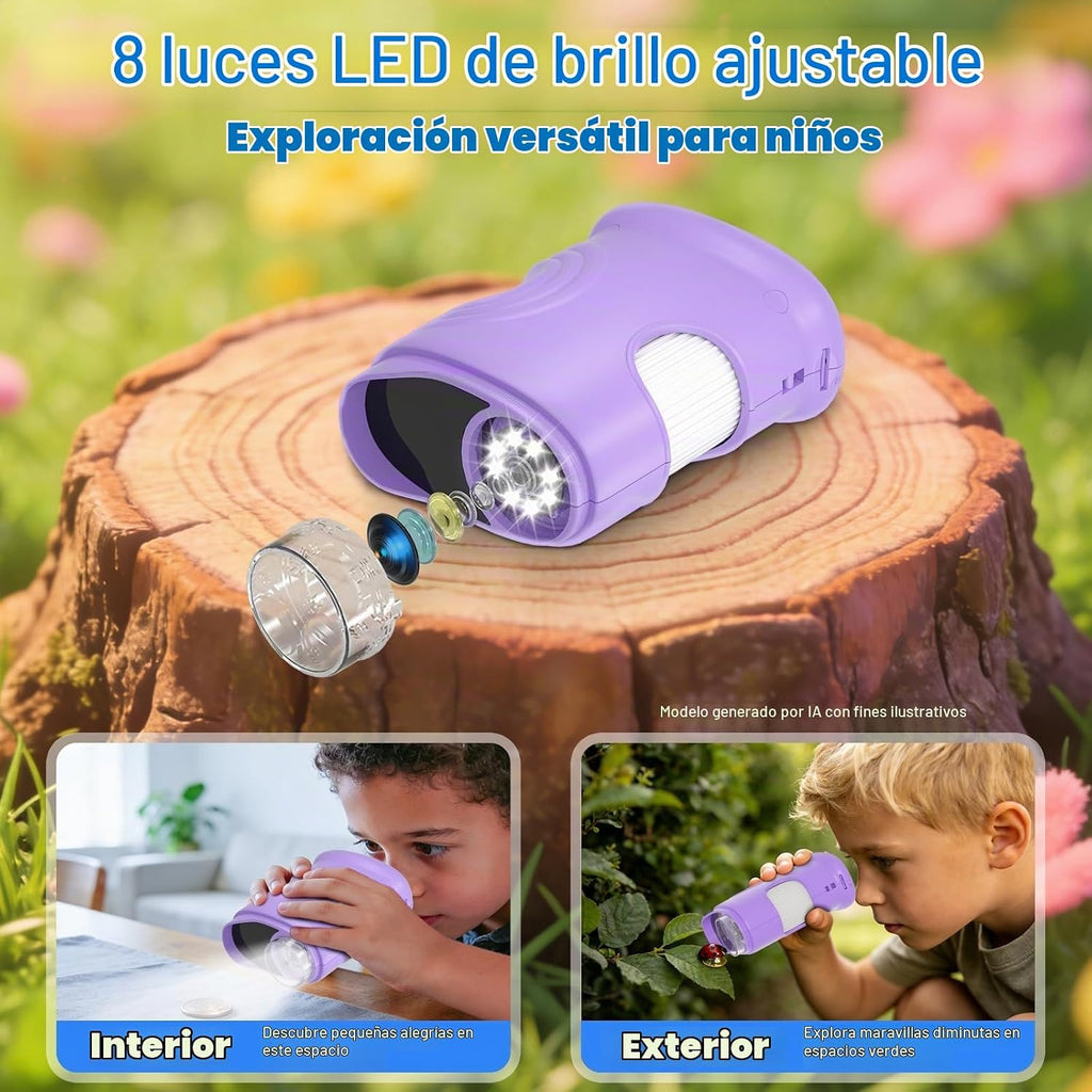 Microscopio digital del PDA 1000X para los niños, juguete educativo