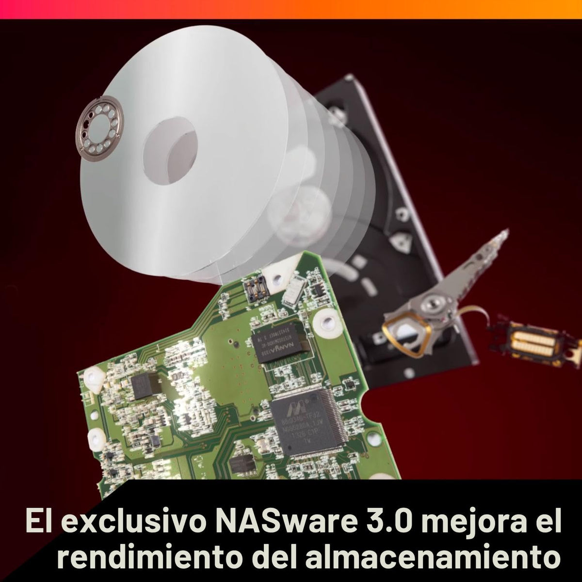 Western Digital Disco duro interno WD Red Pro NAS de 16 TB - 7200 R...