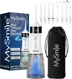MySmile LP221 Flosores dentales inalámbricos con luz UVC y pantalla OLED
