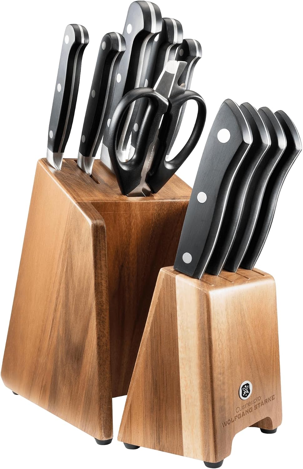 Cuisine::pro® Wolfgang Starke™ Kutchin - Bloque de cuchillos (11 piezas)