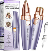VG VOGCREST Recortadora de cejas y facial: depilación facial recarg...