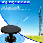 Antena de TV RV montada en el techo para cámper, recepción