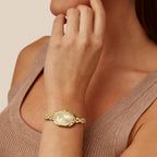 Reloj Brazalete Diminuto Dorado CHEETAH para Mujer, Pulsera Vintage Pequeña, Esfera con Números de Fácil Lectura, Resistente al Agua