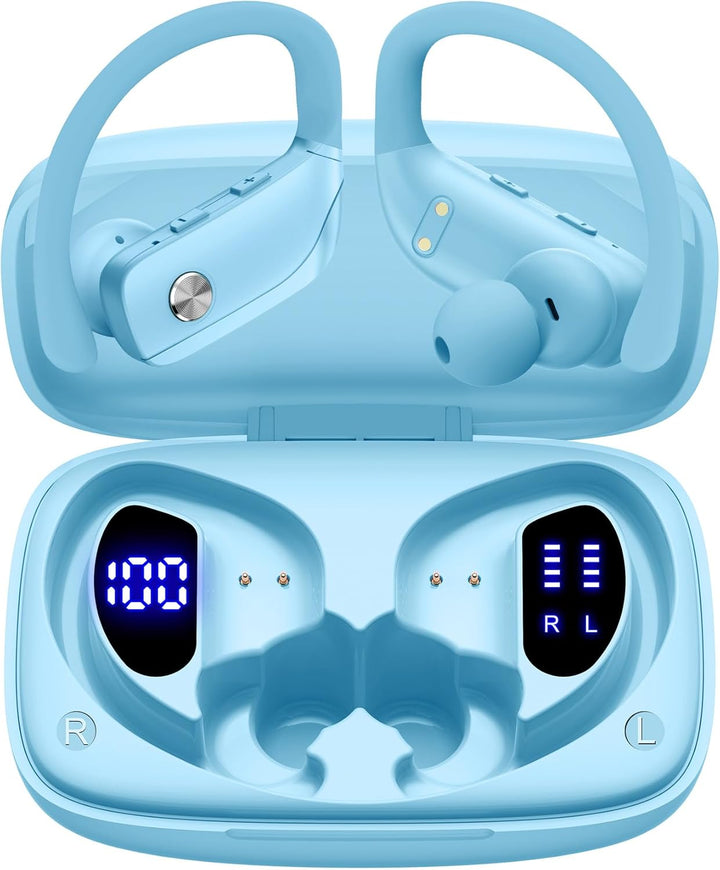 Auriculares bmani, auriculares inalámbricos Bluetooth con 80H de ti...