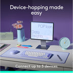Combo Logitech POP ICON, Combo de Teclado y Mouse Bluetooth, Escrit...