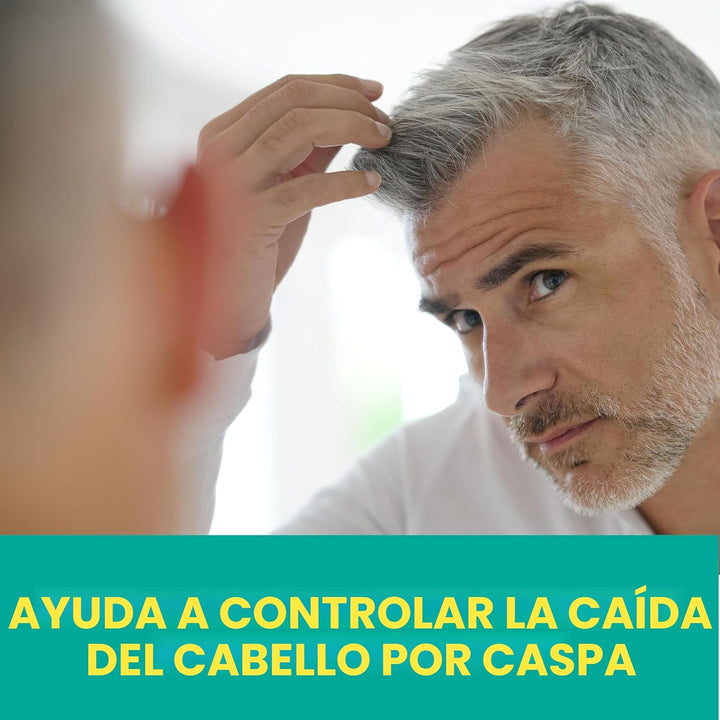 Nizoral Champú anticaspa con 1% de ketoconazol, 14 onzas líquidas,...