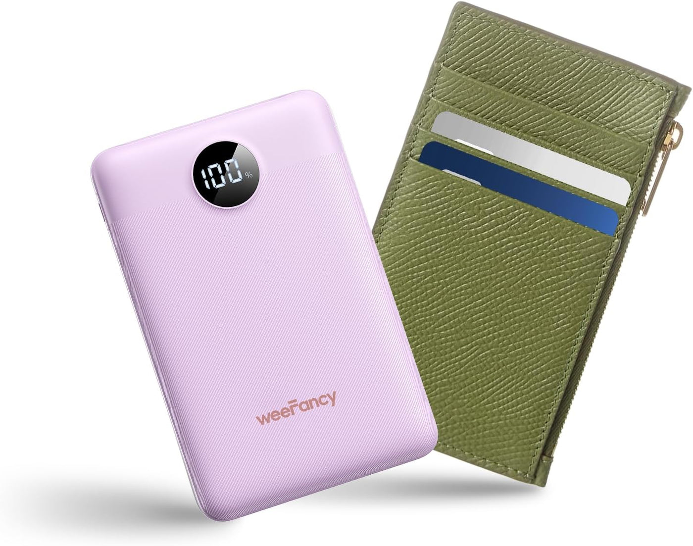 WeeFancy Cargador portátil pequeño de 10000 mAh, mini banco de ener...