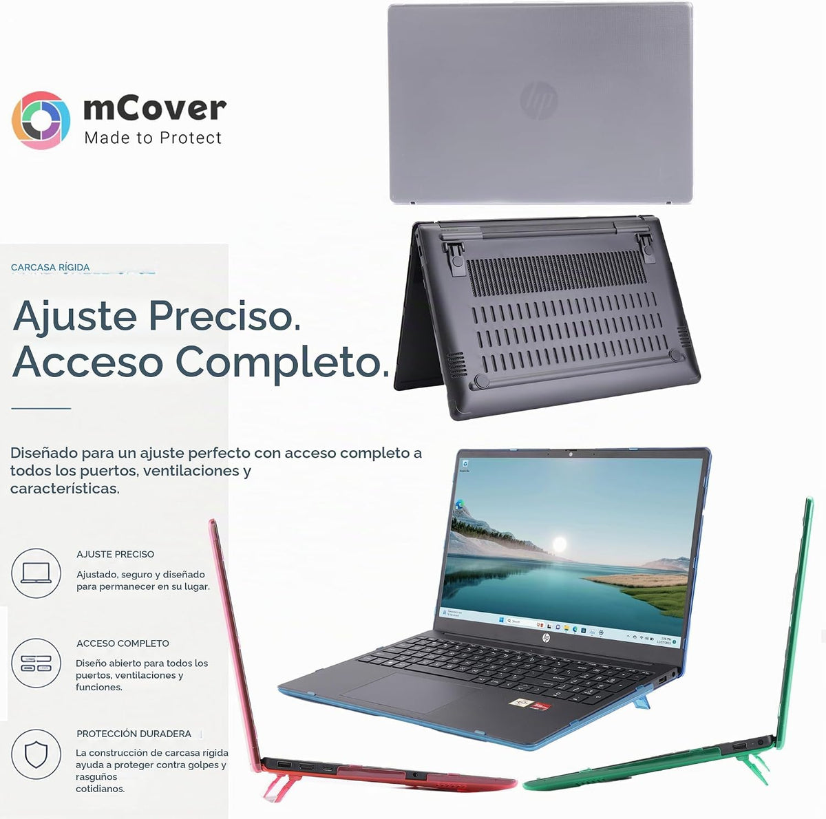 Funda mCover Compatible SOLO para portátil HP de 15.6 pulgadas 15-F...