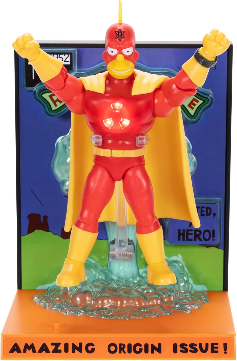 The Simpsons Figura de Acción de Coleccionista Premium Radioactive Man de 5 pulgadas