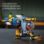 LEGO Technic Submarino de Investigación de Aguas Profundas - Juguete de Construcción para Niños, Niños y Niñas, a Partir de 9 Años - Idea de Regalo Creativa y Única para Cumpleaños - Hélices Movibles