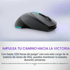 Alienware Ratón inalámbrico para juegos AW610M, 16000 DPI, 400 IPS