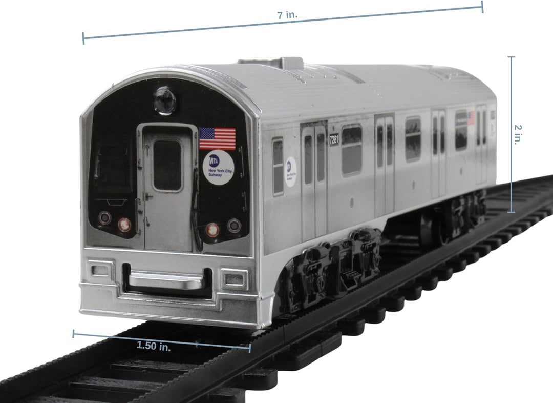 New York MTA New York City - Juego de tren con pilas 39 x