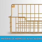 Estante para especias, paquete de 4 organizadores de condimentos montado en la pared para organización de almacenamiento de cocina, estante de metal para especias para gabinete, despensa