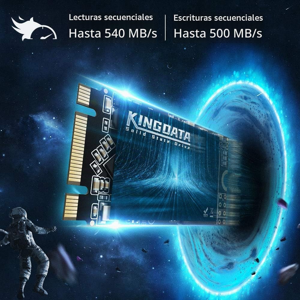 M.2 2242 SSD 1TB Ngff Unidad de estado sólido interna de alto rendimiento para portátil de sobremesa SATA III 6Gb/s Incluye SSD (1TB, M.2 2242)
