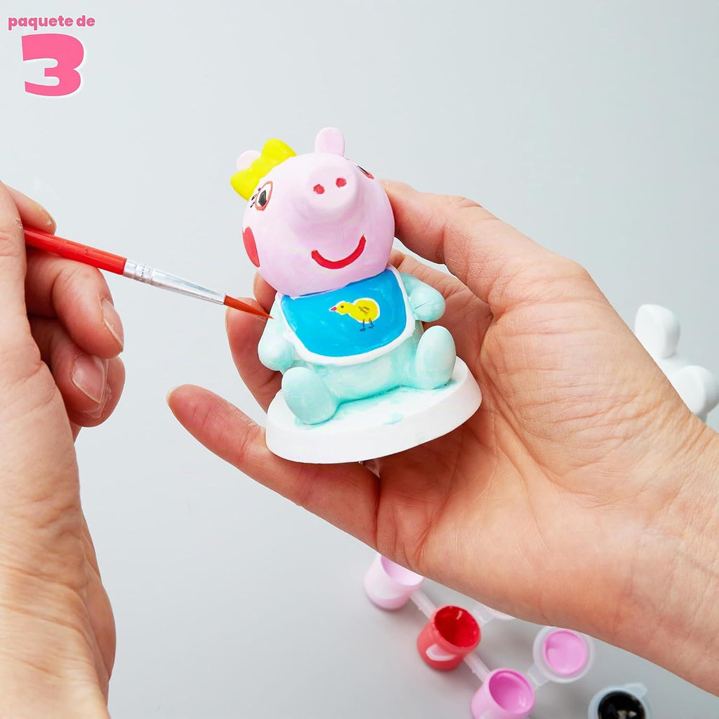 Get Trend Peppa Pig - Kit de 3 piezas para pintar tus propias figuras para