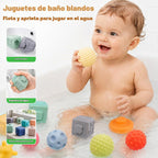 Weilim Montessori - Juguetes para bebé, 3 en 1, bloques apilables suaves