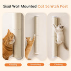 Rascador de pared para gatos de 60 pulgadas de alto