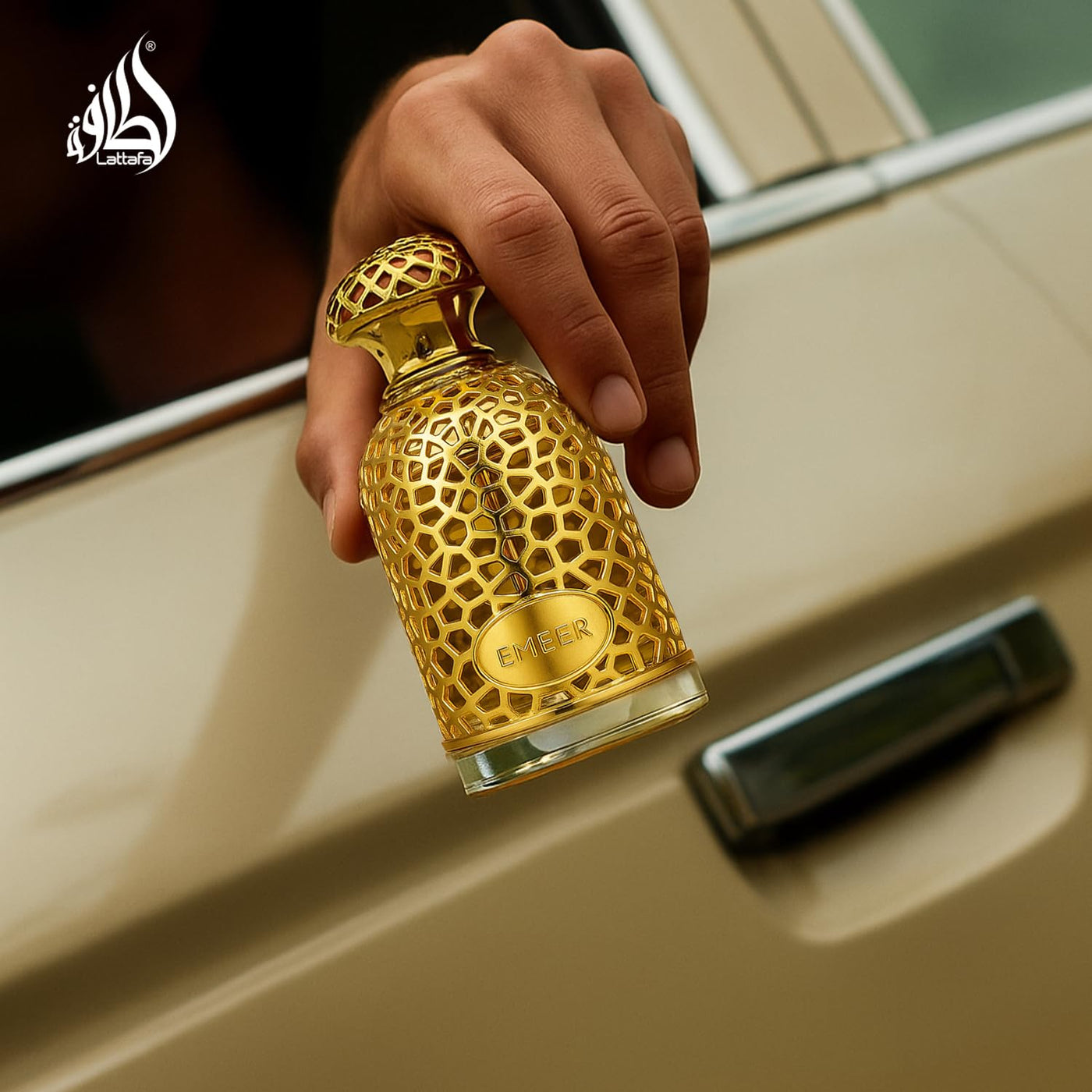 Lattafa Emeer Eau de Parfum Spray para Unisex, 3.4 onzas