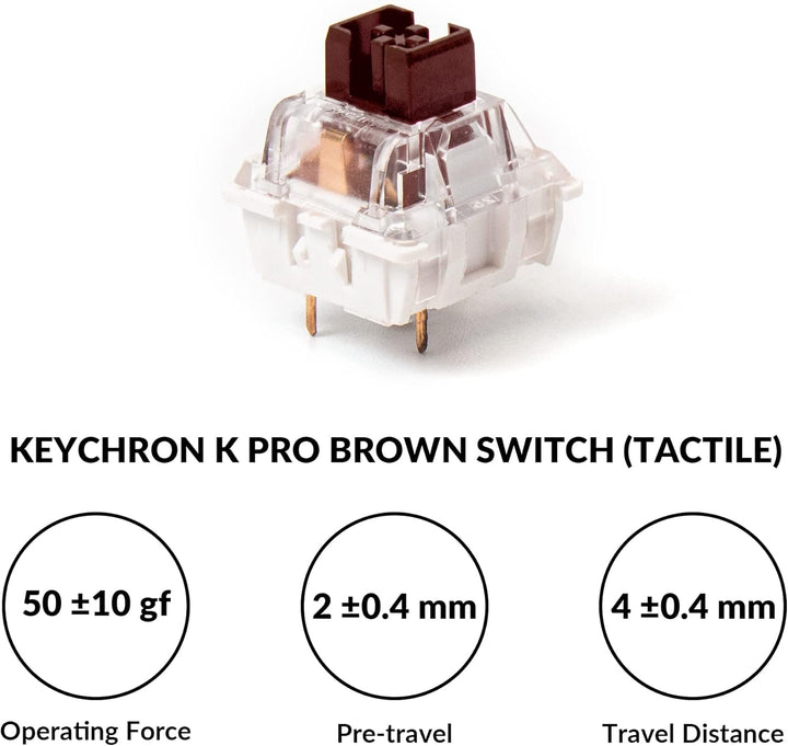 Keychron V6 Teclado mecánico con cable personalizado con perilla, d...