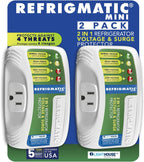 Refrigmatic Protector de voltaje y sobretensiones 2 en 1 para