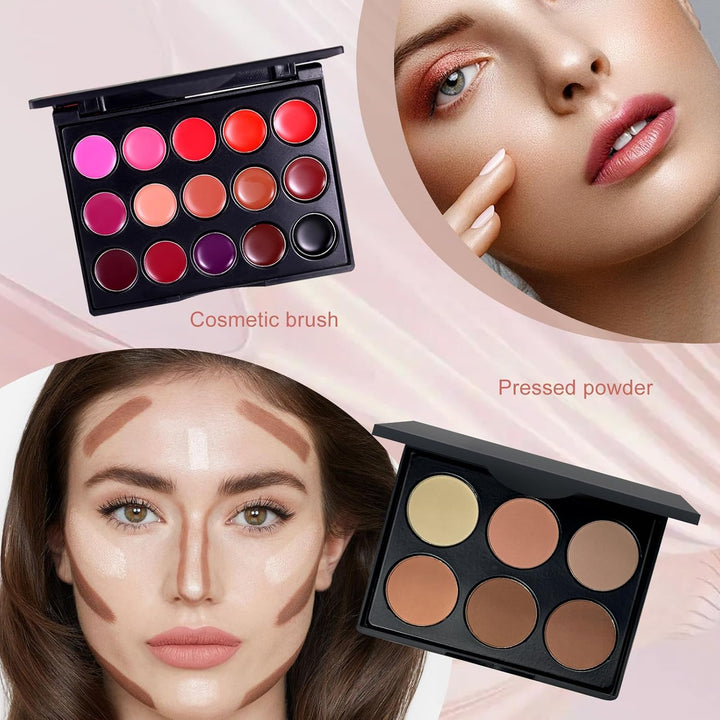 Kit de maquillaje de viaje - Conjuntos para mujeres y niñas (5-12),...