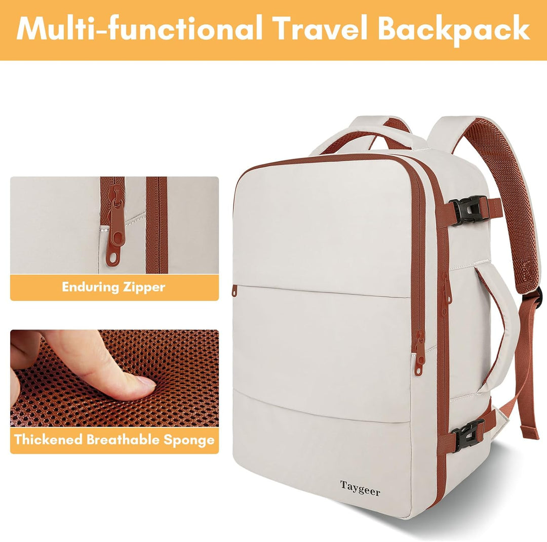 Taygeer - Mochila para mujeres, mochila universitaria con compartim...