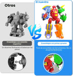5-en-1 Dino Robot, STEM Building Toy con Triceratops para Kids 6+