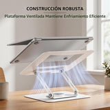 ALASHI Soporte para portátil para escritorio con base giratoria de...