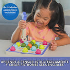 Educational Insights Tabla de madera con patrón y secuenciación