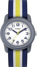 Timex - Reloj para niños con correa elástica, diseño de lagartos multicolor