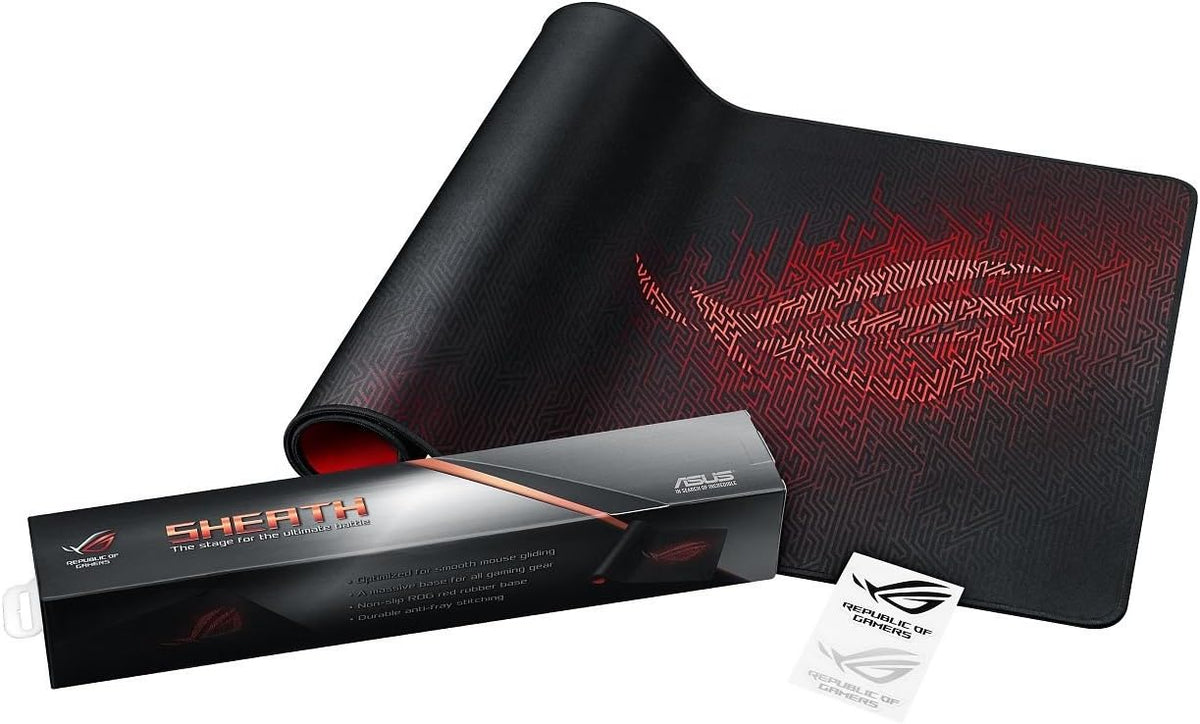 ASUS Alfombrilla de mouse ROG para juegos, extra grande