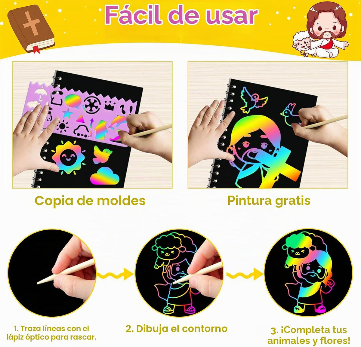 ZMLM Paquete de 24 cuadernos con diseño de arco iris para niños, recuerdos