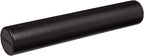 Amazon Basics Rodillo de espuma de alta densidad para ejercicio, estiramiento y recuperación muscular, 36 pulgadas, color negro