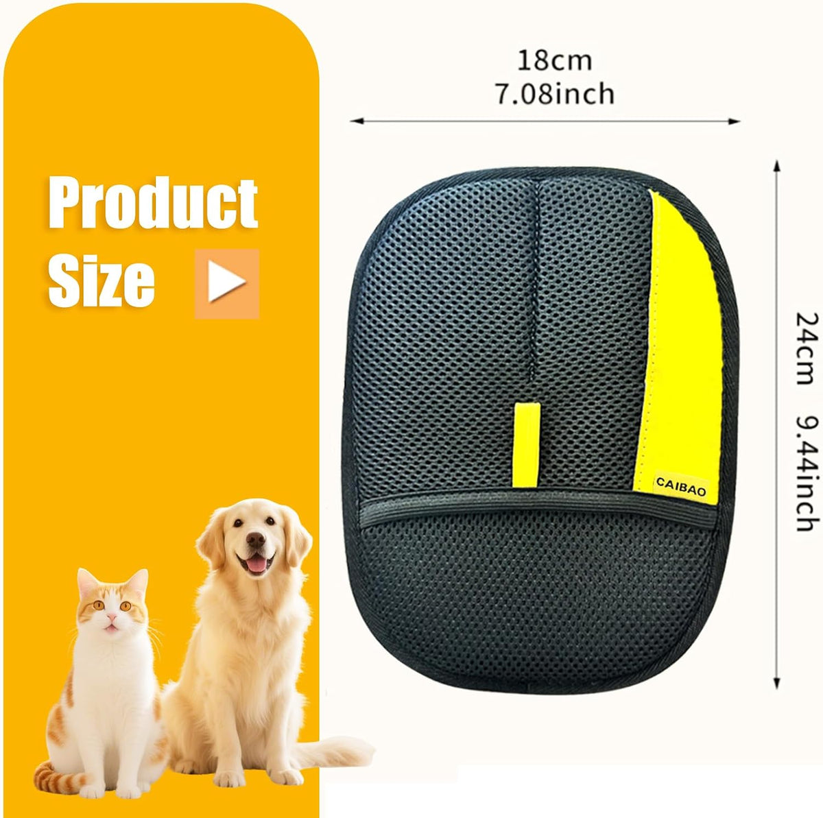 Guantes electrostáticos para depilación de mascotas