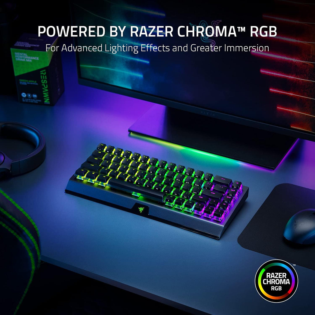 Razer BlackWidow V4 Mini HyperSpeed Teclado inalámbrico intercambia...