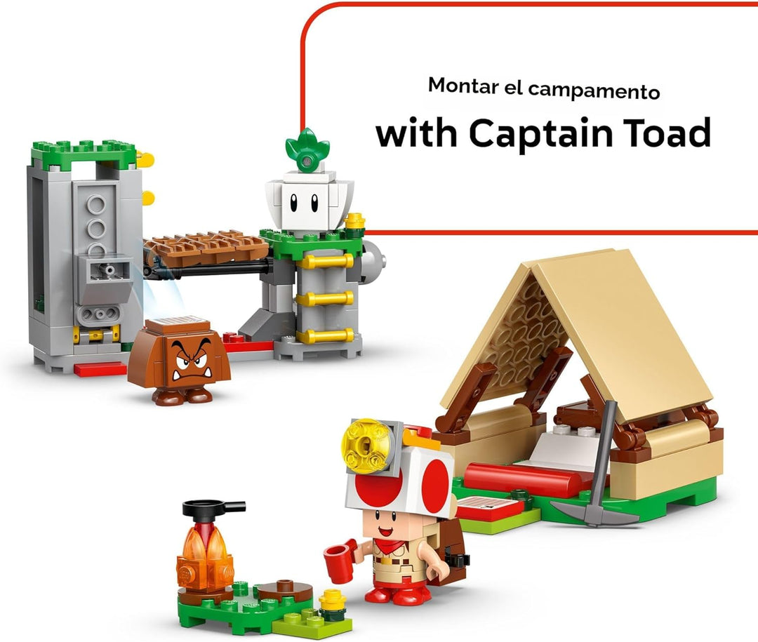 LEGO Super Mario 72040 - Juguete de construcción de campamento del...