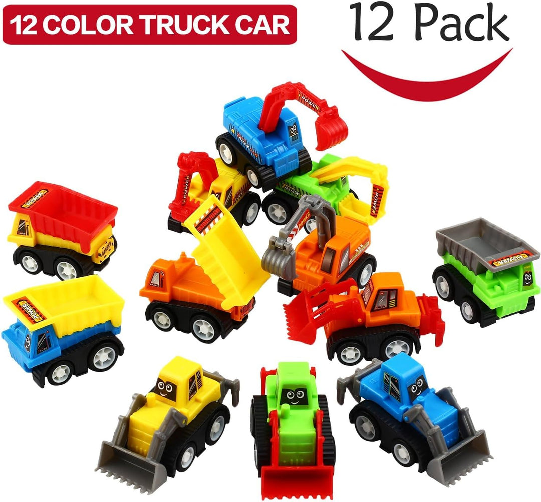 Pull Back Car - juego de 12 piezas de juguete para mini