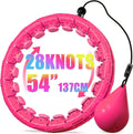 Infinity Hoop,2 en 1 Adjustable Fitness Hoop para Women Beginners