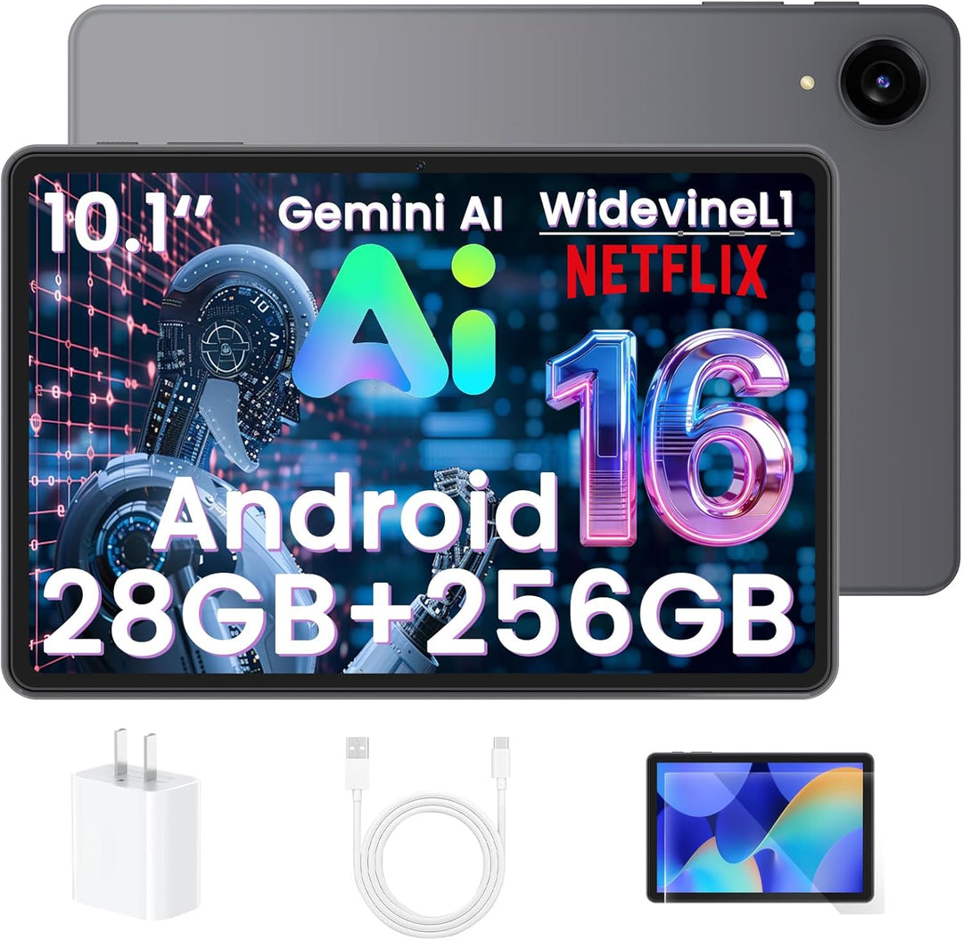 Tablet Android 16 - Tabletas de 10.1 pulgadas, 28GB RAM 256GB ROM 2...