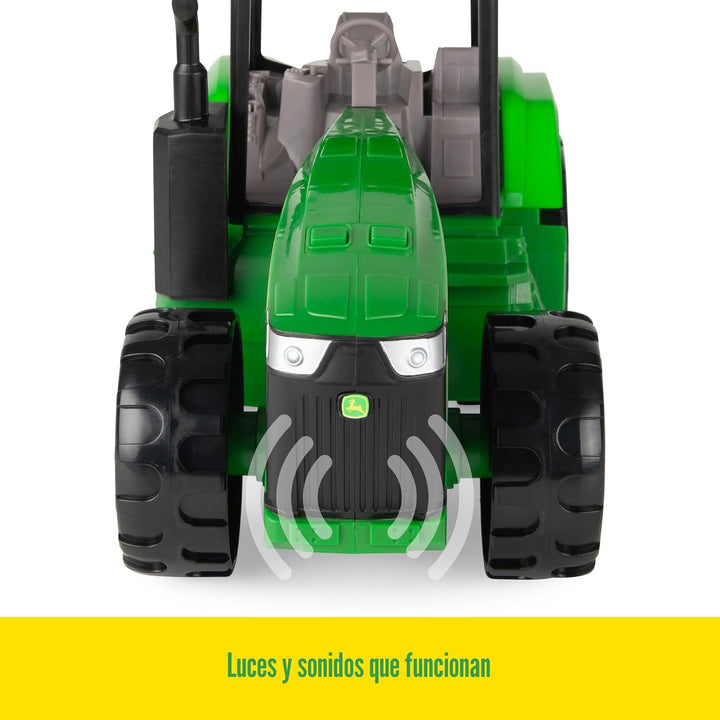 TOMY John Deere - Tractor de juguete con luces y sonidos - Tractor...
