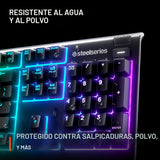 SteelSeries Apex 3 RGB - Teclado para videojuegos - Iluminación RGB...