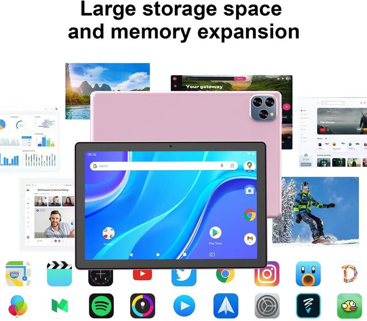 Tablet Android 15 de 10 pulgadas, 12(3+9)GB RAM+64GB ROM, Tabletas...