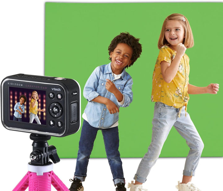 VTech KidiZoom Creator Cam, Rosa con Brillantina
